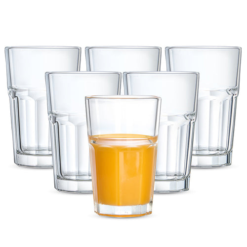 Borosil Crest Glass Tumbler Set