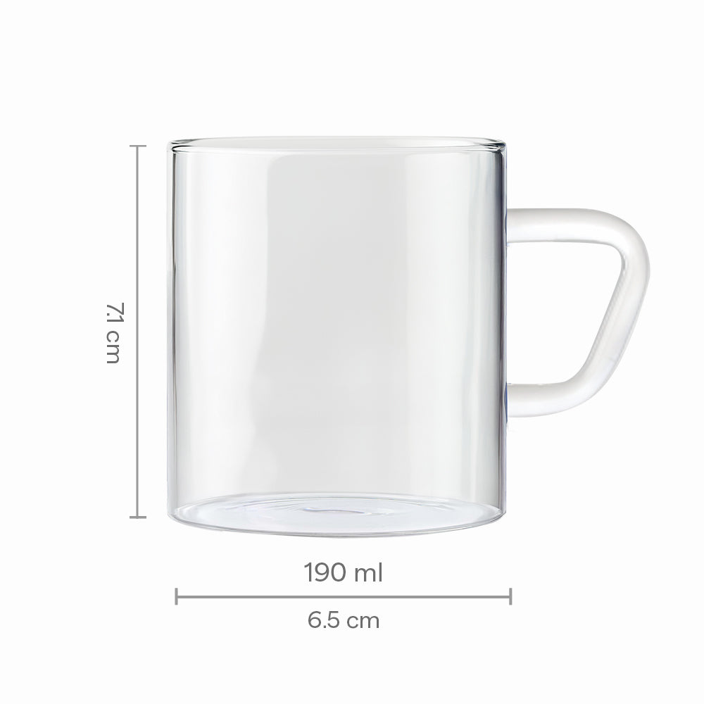Borosil Vision Classic Mug Set