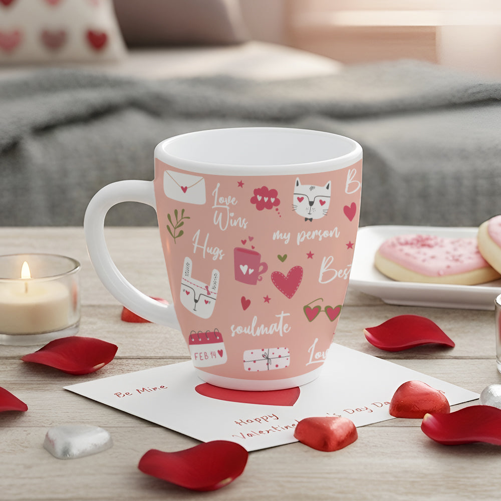 Larah by Borosil Valentine Day Forever Opalware Mug