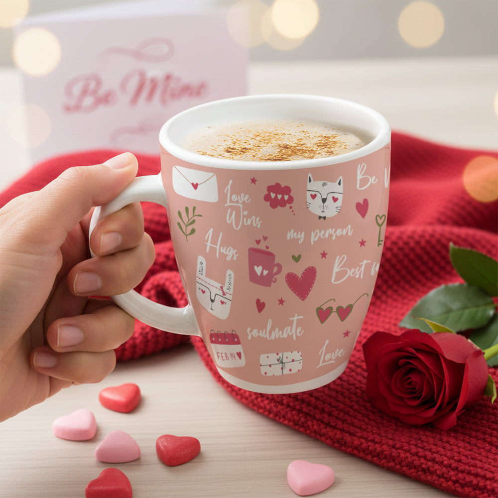 Larah by Borosil Valentine Day Forever Opalware Mug