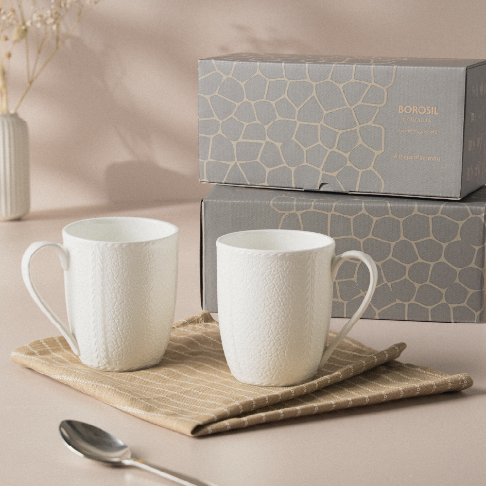 Elva Porcelia Mug. Ivory