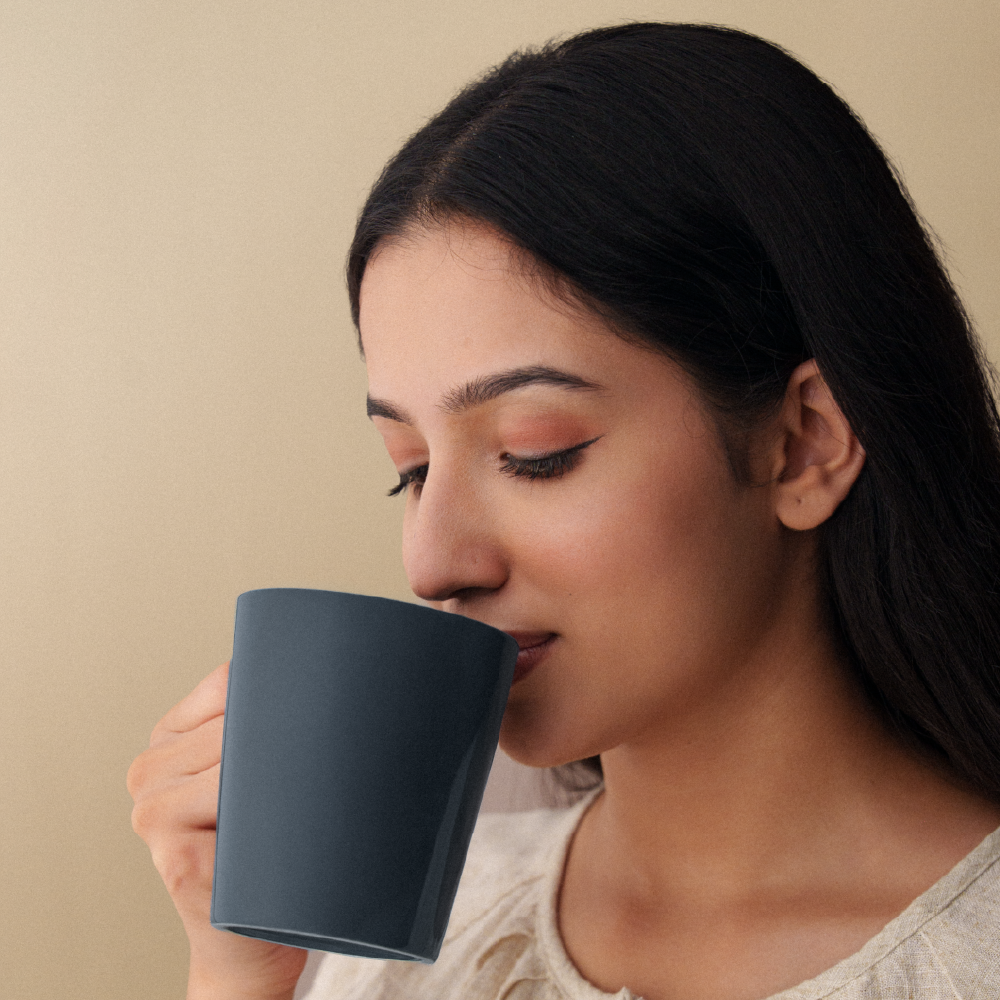 Haven Porcelia Mug. Denim