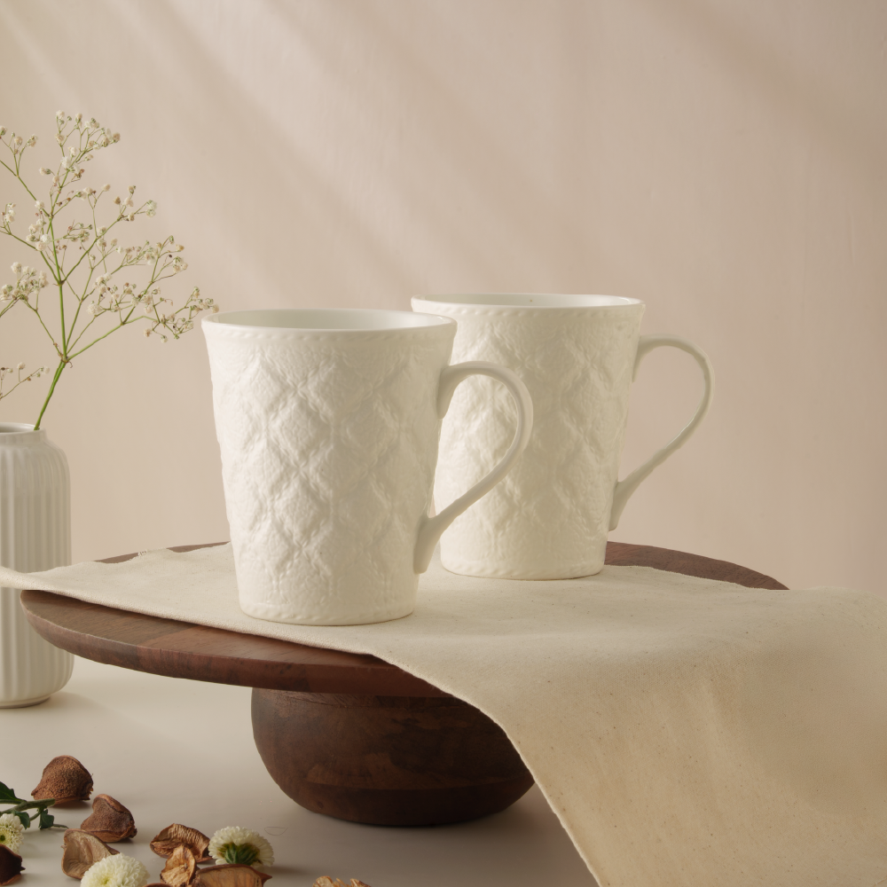 Velvetto Porcelia Mug. Ivory