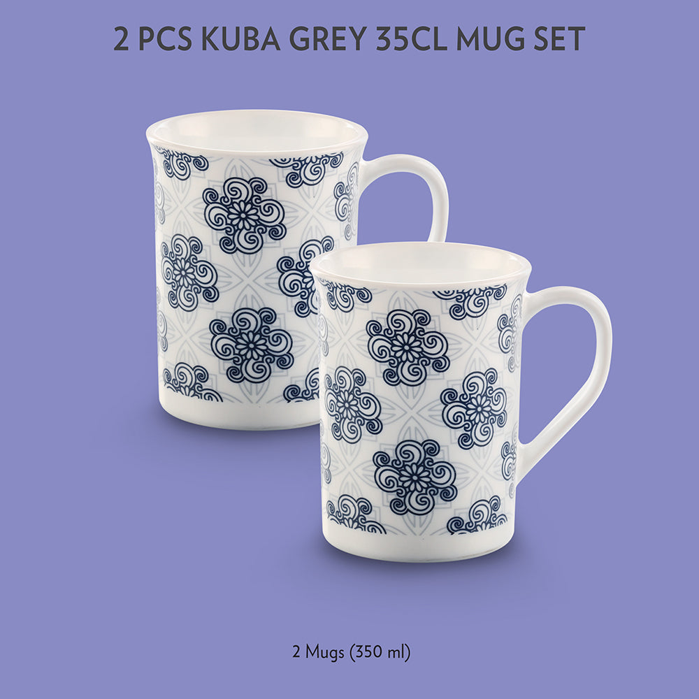 Borosil Kuba Grey Mug